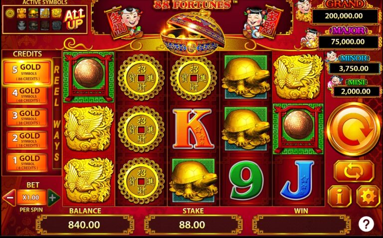 88 Fortunes Slot Jackpot